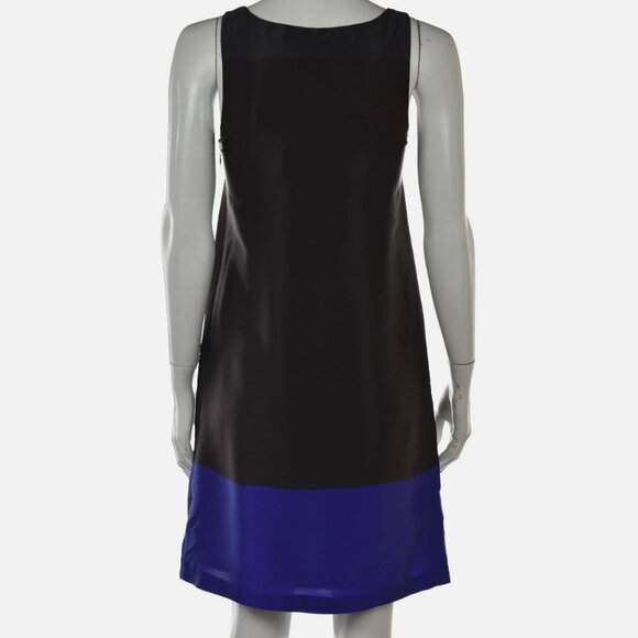 Theory Petala Sidewalk Silk Shift Dress | Size 12 | NWT 100% Silk | Designer - Picture 2 of 4